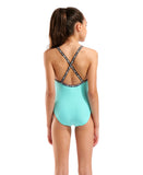 Arena Beach Solid Badedragt Pige – Turkis