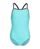 Arena Beach Solid Badedragt Pige – Turkis