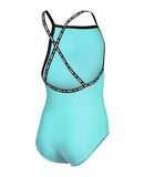 Arena Beach Solid Badedragt Pige – Turkis