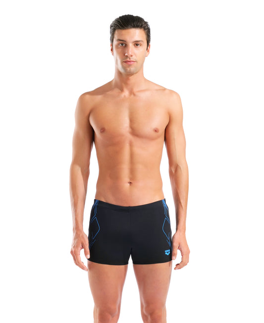 Arena Graphic Swim Trunks Herre – Sort/Turkis