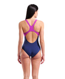 Women's Graphic badedragt - Navy/Pink