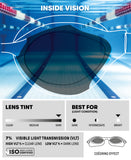 Arena Air Sonic Mirror svømmebriller - Aqua/Sort