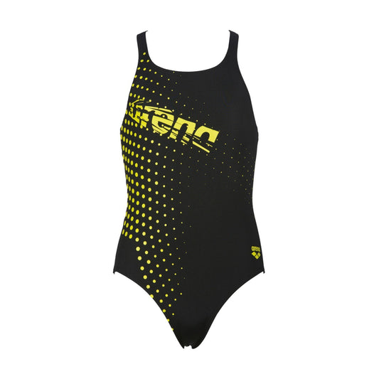 Arena Illusion badedragt Junior - Sort/grøn