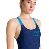 Arena Lightning badedrag - Mørkeblå/tyrkis