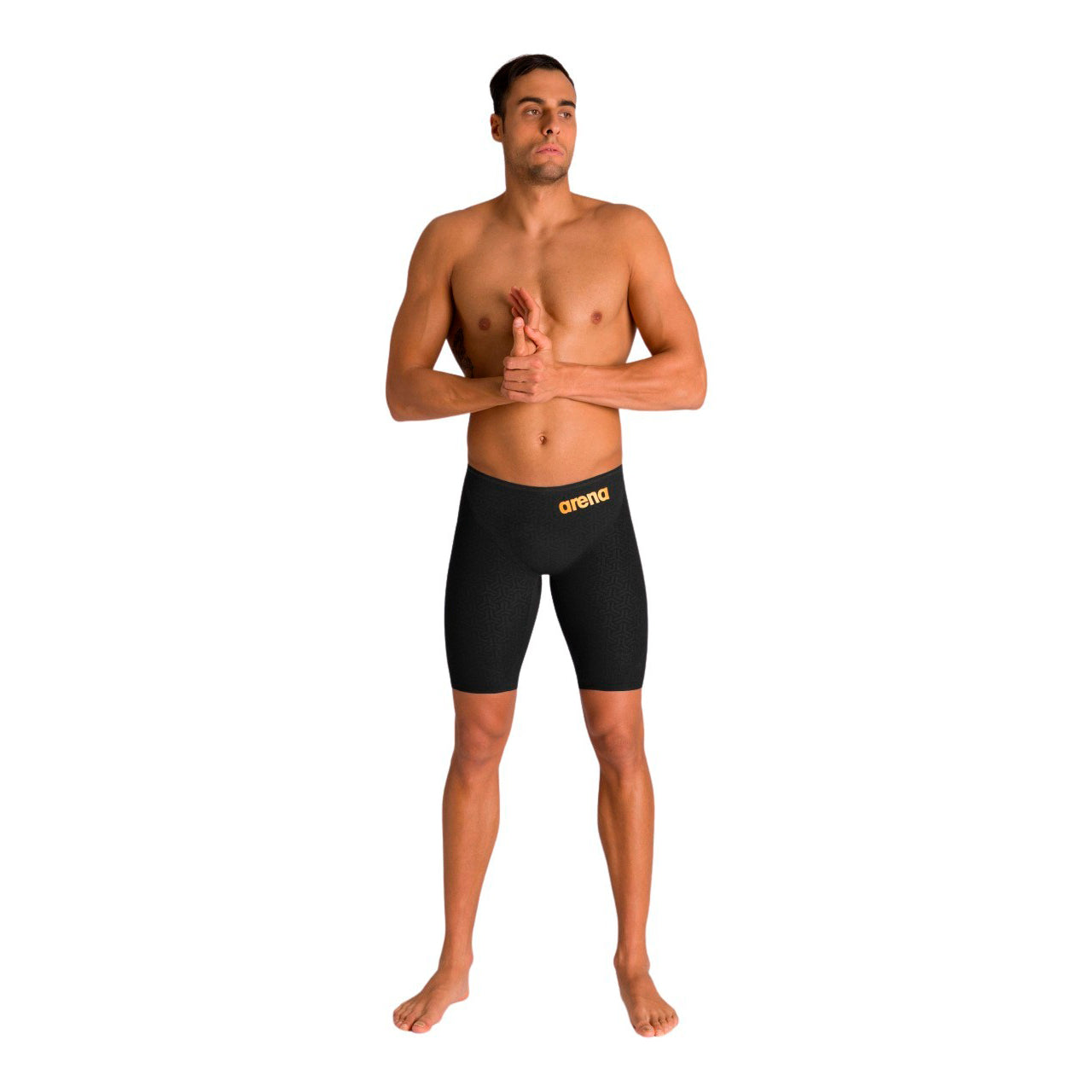 Arena Powerskin Carbon Glide Jammer - BLACK-GOLD