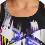 Arena Bleeding Badedragt Junior - Sort/Multi farvet