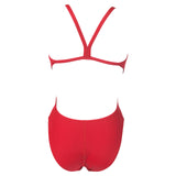 WOMEN'S TEAM SWIMSUIT CHALLENGE SOLID RED-WHITE