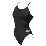 WOMEN'S TEAM SWIMSUIT CHALLENGE SOLID BLACK-WHITE