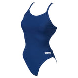 WOMEN'S TEAM SWIMSUIT CHALLENGE SOLID NAVY-WHITE
