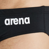 MEN'S TEAM SWIM BRIEFS SOLID BLACK-WHITE