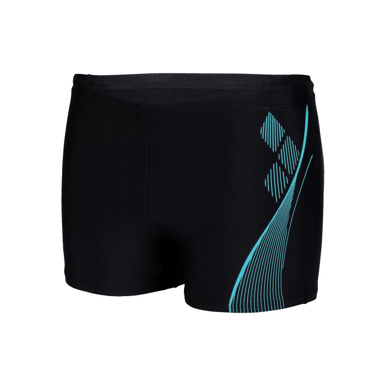 MEN'S SWIM SHORT GRAPHIC BLACK-MARTINICA