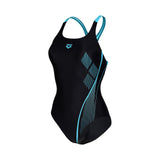 WOMEN'S SWIMSUIT SWIM PRO BACK GRAPHIC BLACK-MARTI