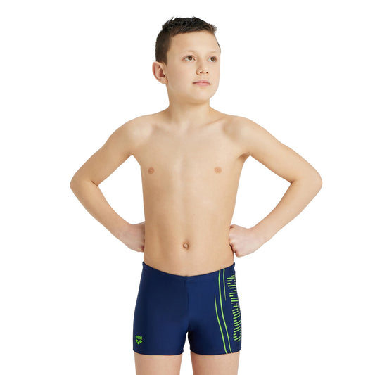 BOY'S SWIM SHORT GRAPHIC - NAVY