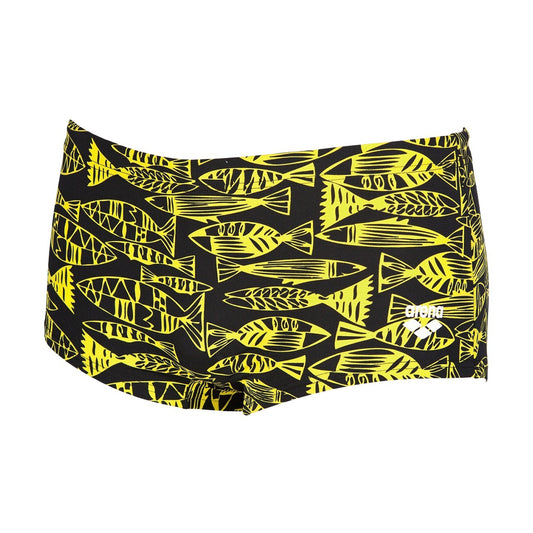 Arena Fisk lavtaljede badebukser - Sort/Gul