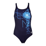 Arena Vatten badedragt Junior - Mørkeblå/multi
