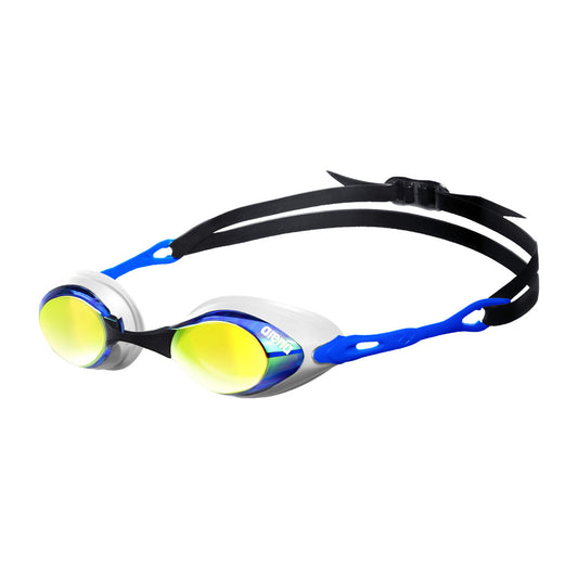 Arena Cobra Mirror svømmebrille - Blå/Orange/Grøn
