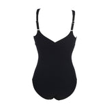 W DORIS WING BACK ONE PIECE BLACK,BLACK