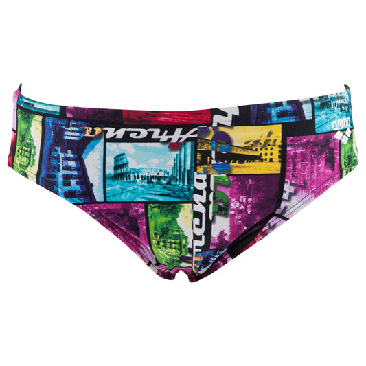 Arena Dolcevita brief badebukser - Sort/multi