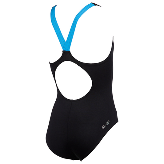 ARENA Floater Pige One Piece - Sort/Blå