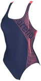 ALTAIR SWIM PRO ONE PIECE DAME - NAVY/LYSERØD