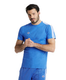 Team T-shirt til mænd – BLÅ/HVID