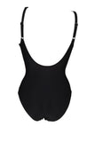 BLOSSOM U-back badedragt til kvinder - BLACK/ROSE