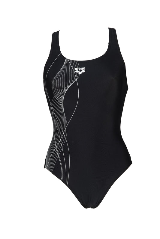 GLIDING SWIM PRO ONE PIECE til kvinder - BLACK/WHITE