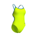 Arena Team Lace Back Badedragt – ARTIC LIME-BLUE COSMO