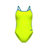 Arena Team Lace Back Badedragt – ARTIC LIME-BLUE COSMO