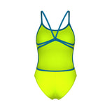 Arena Team Lace Back Badedragt – ARTIC LIME-BLUE COSMO