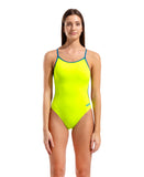 Arena Team Lace Back Badedragt – ARTIC LIME-BLUE COSMO