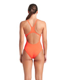WOMEN'S TEAM SWIMSUIT SWIM PRO SOLID BRIGHT CORAL