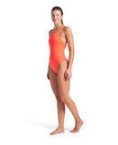 WOMEN'S TEAM SWIMSUIT SWIM PRO SOLID BRIGHT CORAL