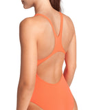 WOMEN'S TEAM SWIMSUIT SWIM PRO SOLID BRIGHT CORAL