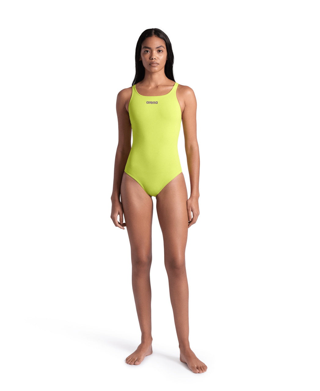 WOMEN'S TEAM SWIMSUIT CHALLENGE SOLID - YELLOW