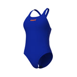 Arena Women's Team Swimsuit Lace Back Solid – Blå/Orange