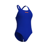 Arena Women's Team Swimsuit Lace Back Solid – Blå/Orange