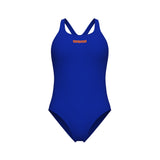 Arena Women's Team Swimsuit Lace Back Solid – Blå/Orange