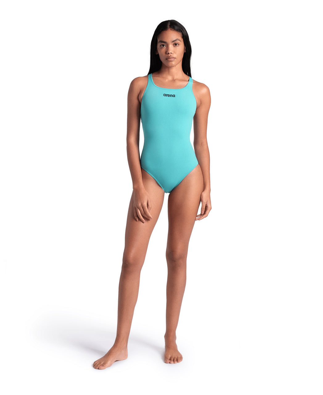 WOMEN'S TEAM SWIMSUIT CHALLENGE SOLID - TURQUOISE