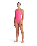 WOMEN'S TEAM SWIMSUIT CHALLENGE SOLID - PINK / BLUE