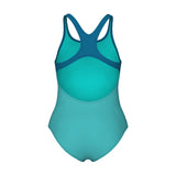 Arena Girls' Team Swimsuit Challenge Solid – Turkis/Lyseblå