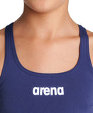 GIRL'S TEAM SWIMSUIT CHALLENGE SOLID - Navy blue