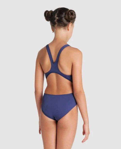 Arena Pige Team Badedragt Tech Solid – Navy/White