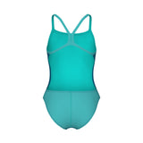 Arena Girls' Team Swimsuit Challenge Solid – Turkis/Mørkeblå