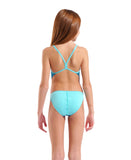 Arena Girls' Team Swimsuit Challenge Solid – Turkis/Mørkeblå