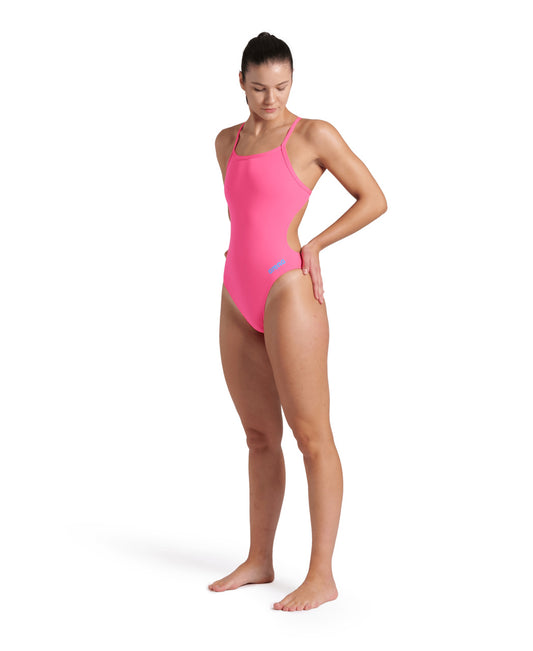 WOMEN'S TEAM SWIMSUIT CHALLENGE SOLID - PINK