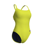 WOMEN'S TEAM SWIMSUIT CHALLENGE SOLID - SOFT GREEN