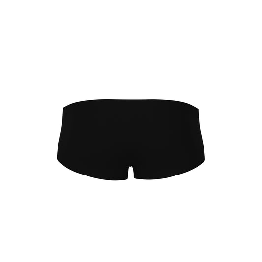 ARENA MEN'S TEAM SWIM LOW WAIST SHORT SOLID BLACK-WHITE