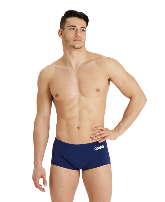 Arena Team Low Waist Badebukser – Navy/White
