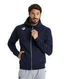 TEAM HOODED JACKET PANEL NAVY